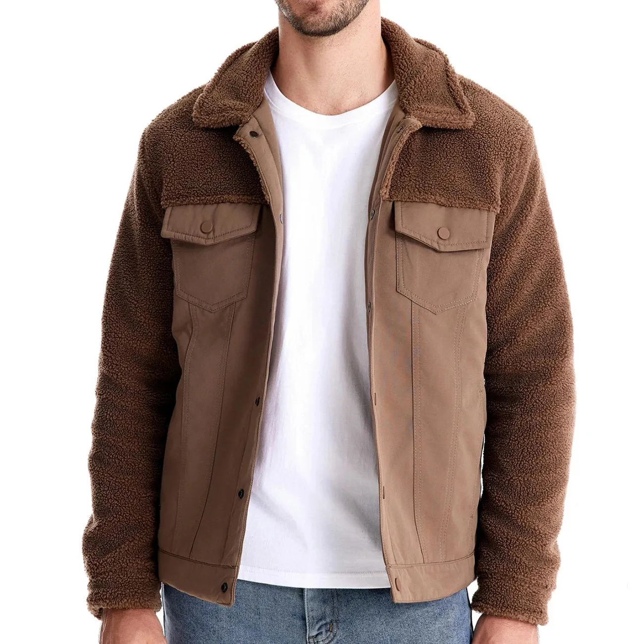 Aaron | Sherpa Fleece Jacket