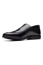 Clarks Howard Edge black leather