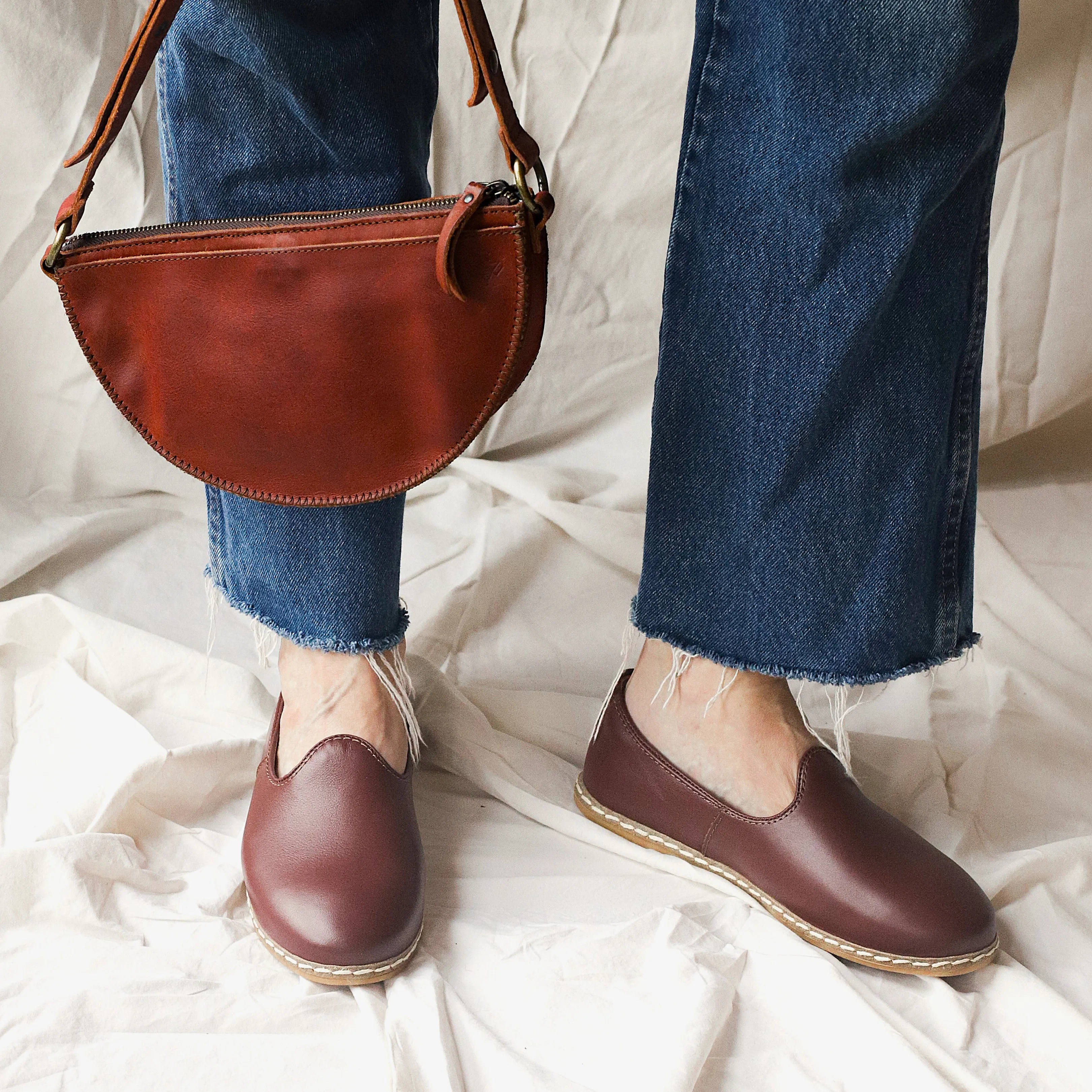 Cognac Slip-On