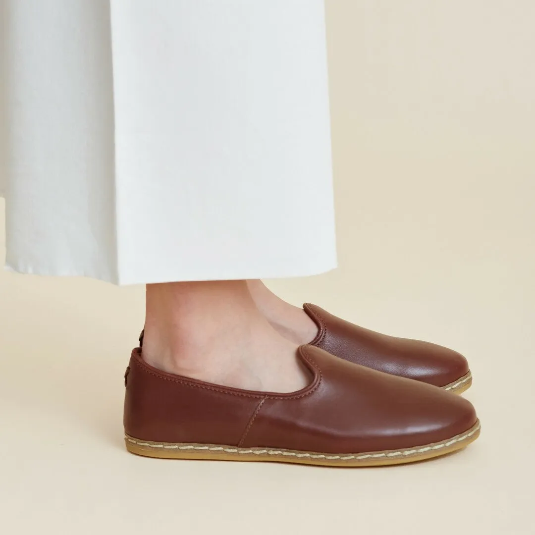 Cognac Slip-On