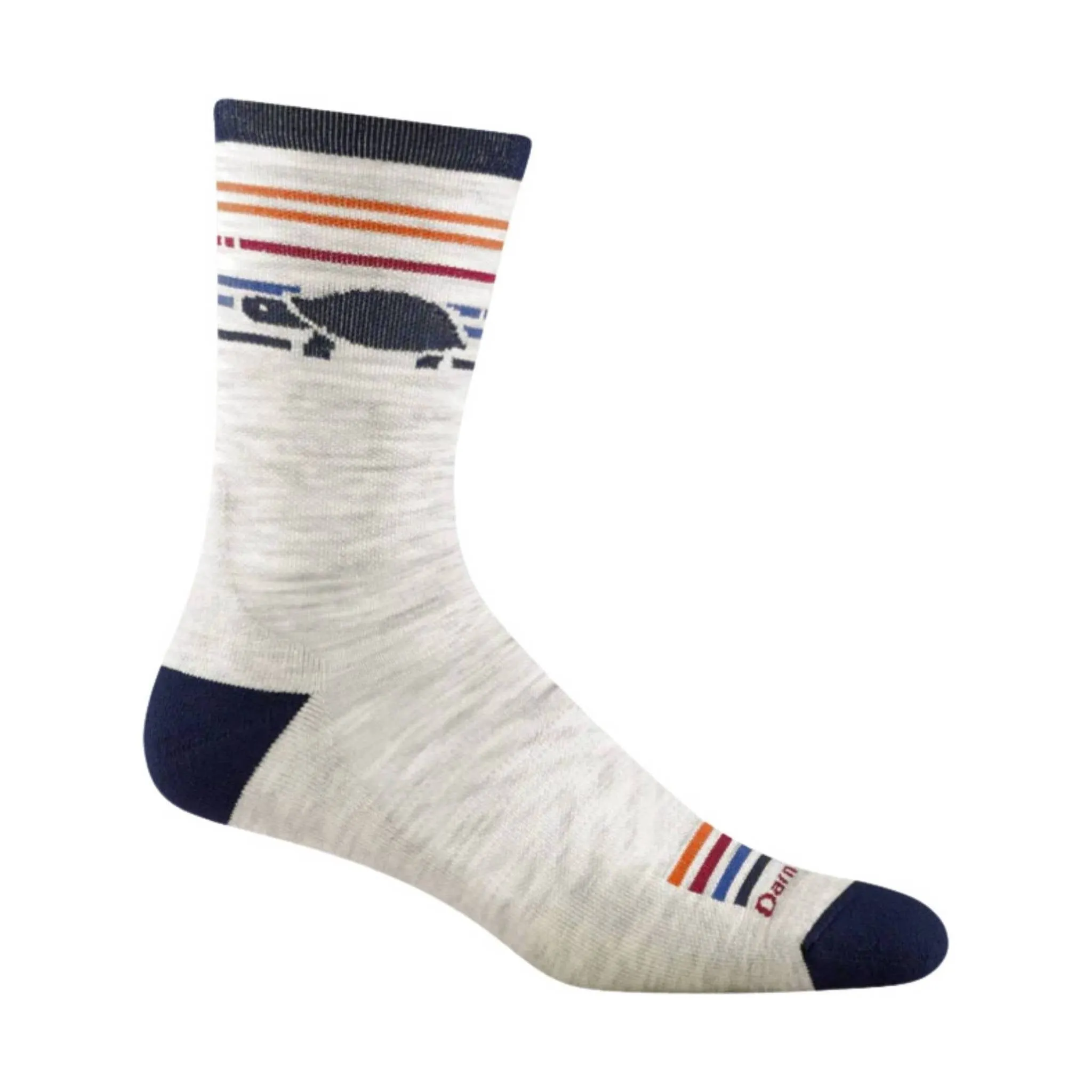 Darn Tough Vermont Men's Pacer Micro Crew Ultra Lightweight Running Sock - Ash