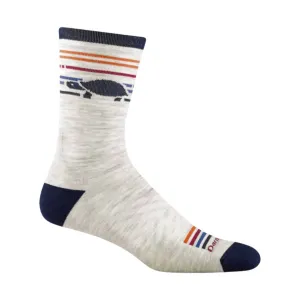 Darn Tough Vermont Men's Pacer Micro Crew Ultra Lightweight Running Sock - Ash