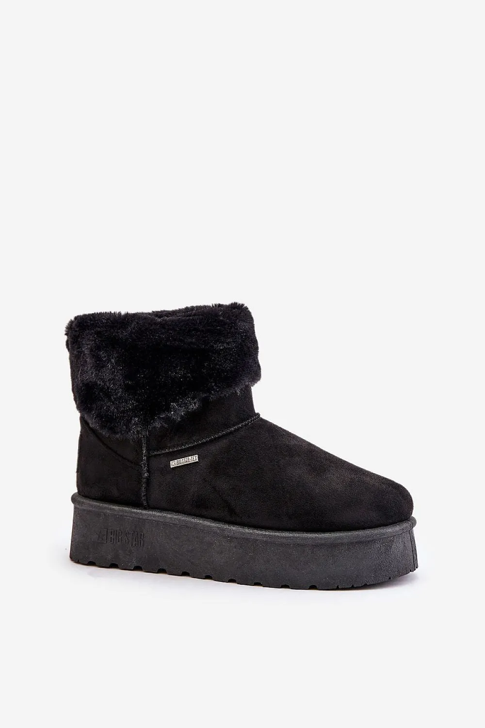 Fashionable eco suede snow boots