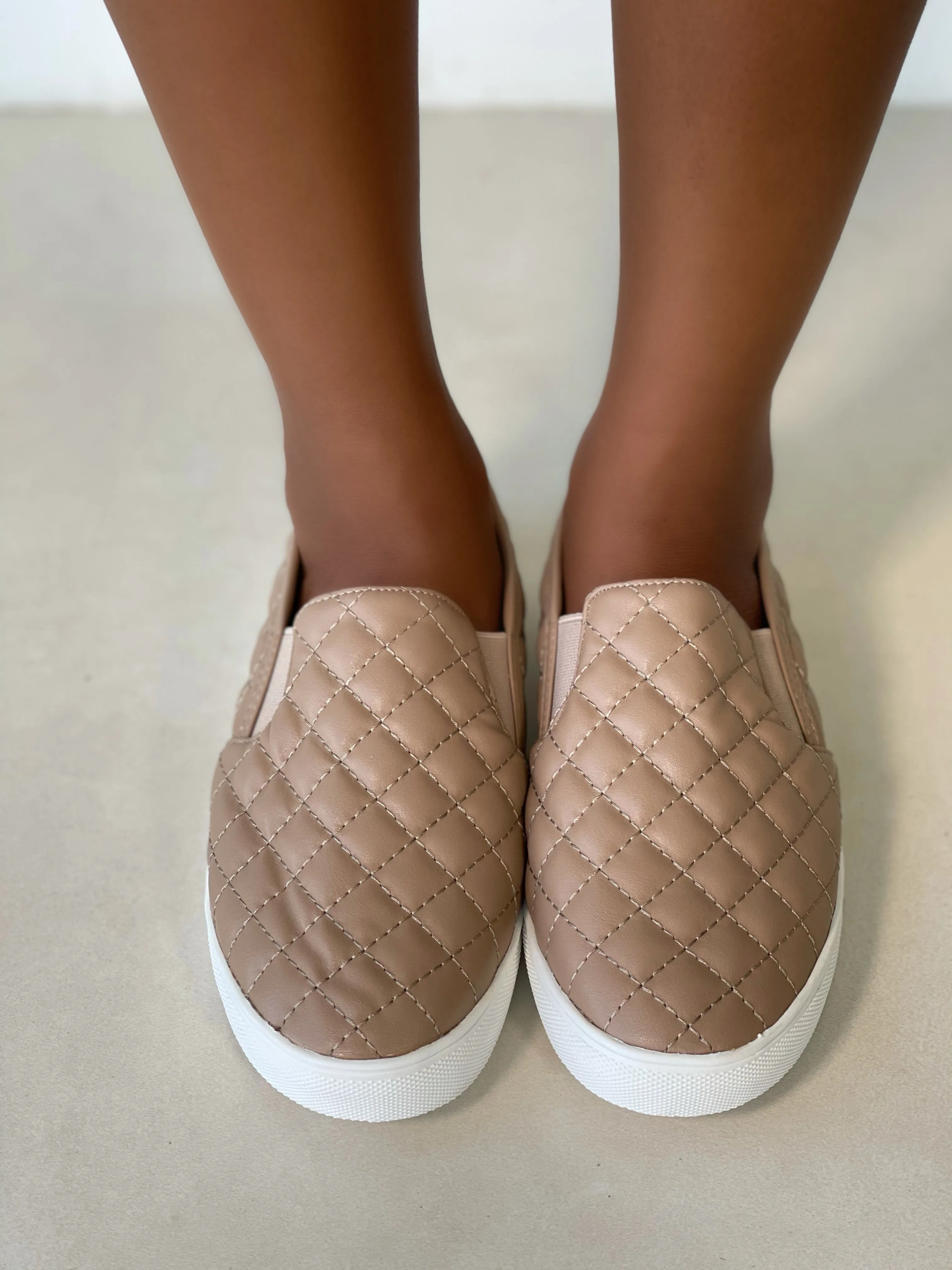 Laina Slip On Shoes-Taupe