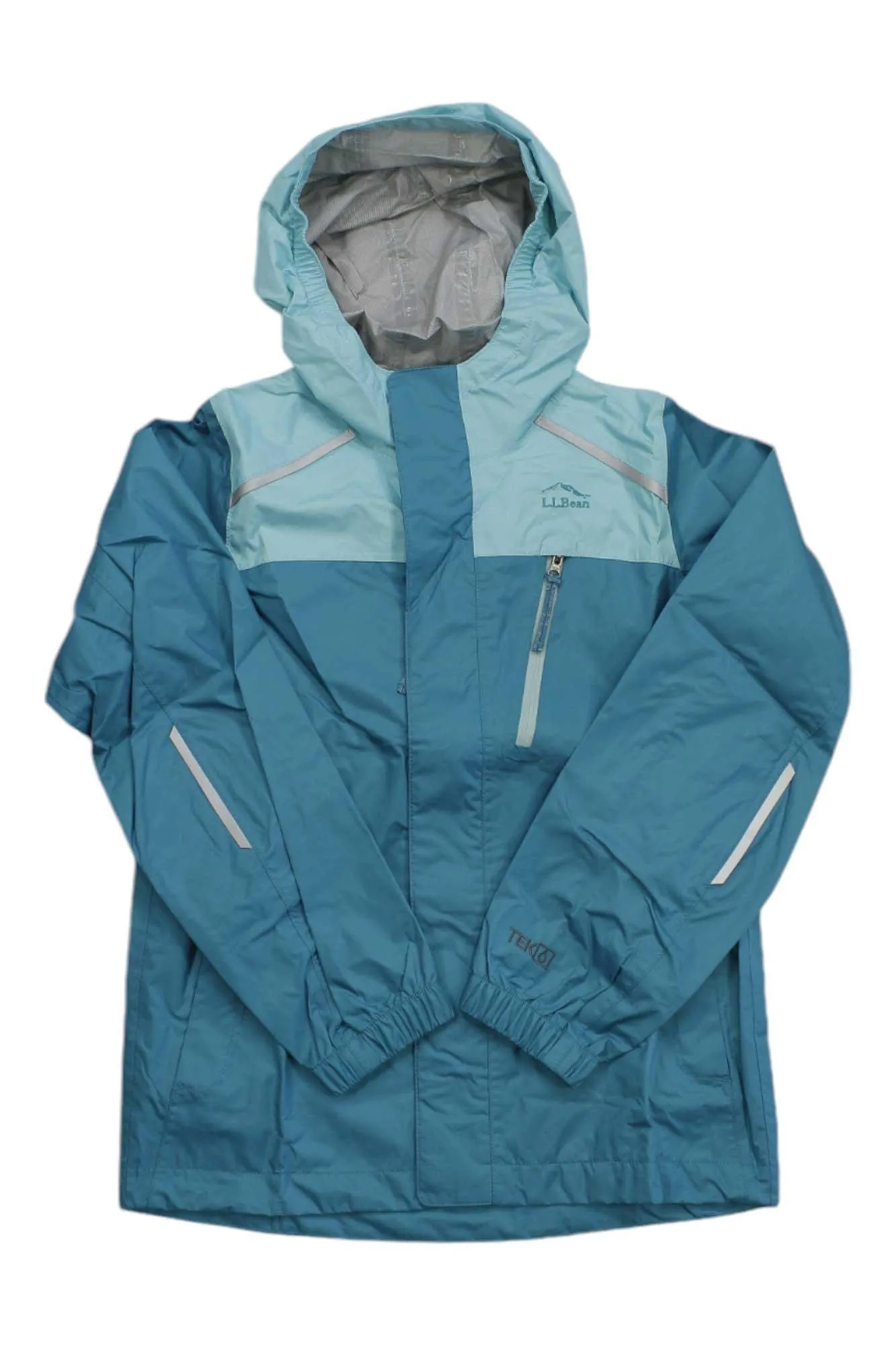 L.L.Bean Kids' Color Block Trail Model Rain Jacket
