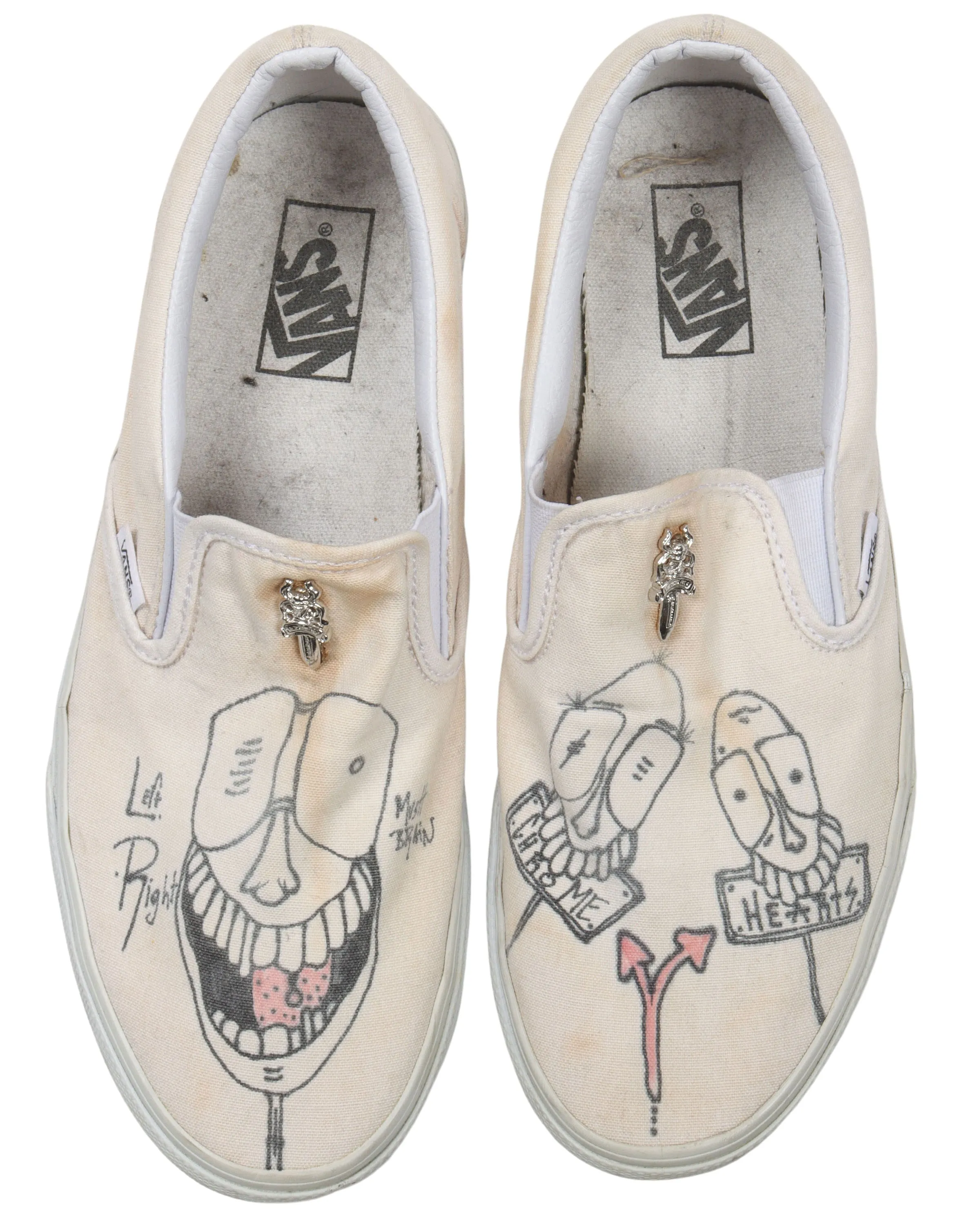 Matty Boy Hand Drawn Slip On Vans