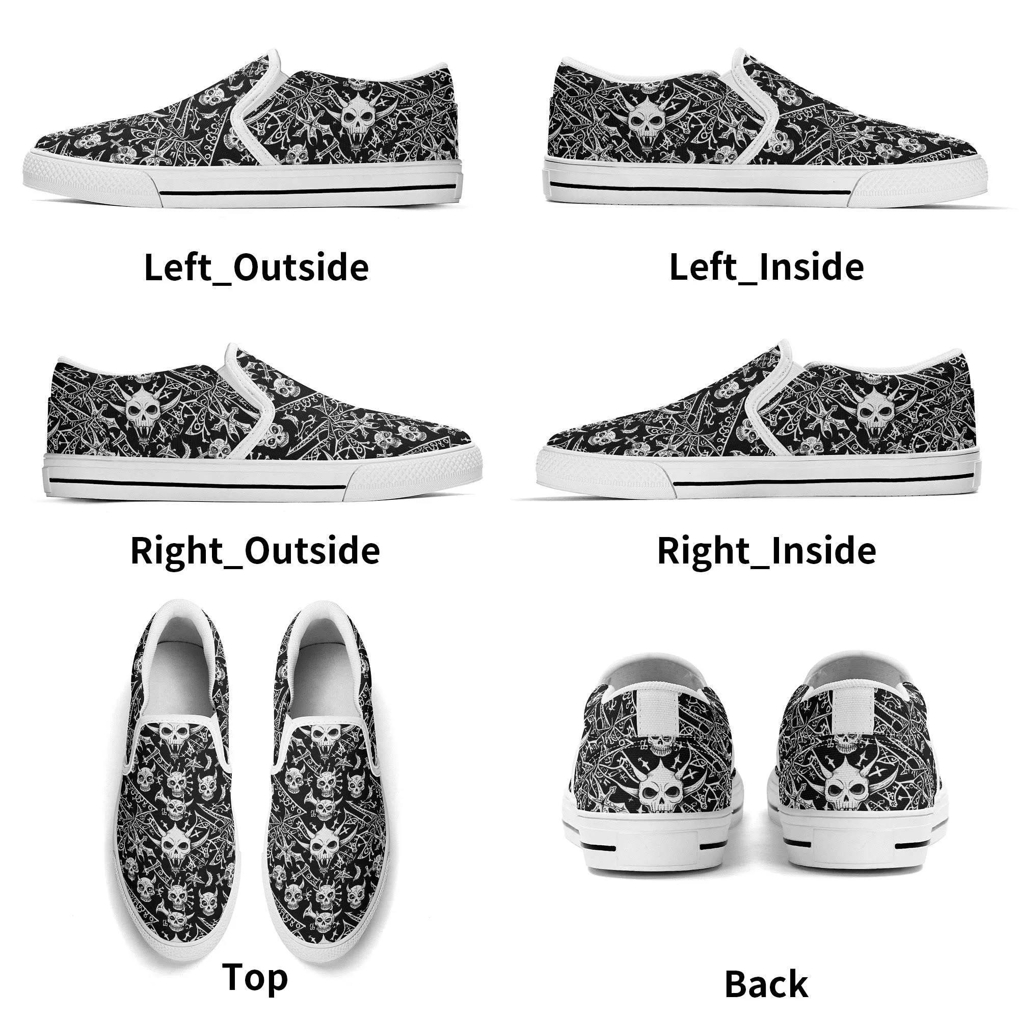 Mens Little Devils Rubber Slip On Shoes