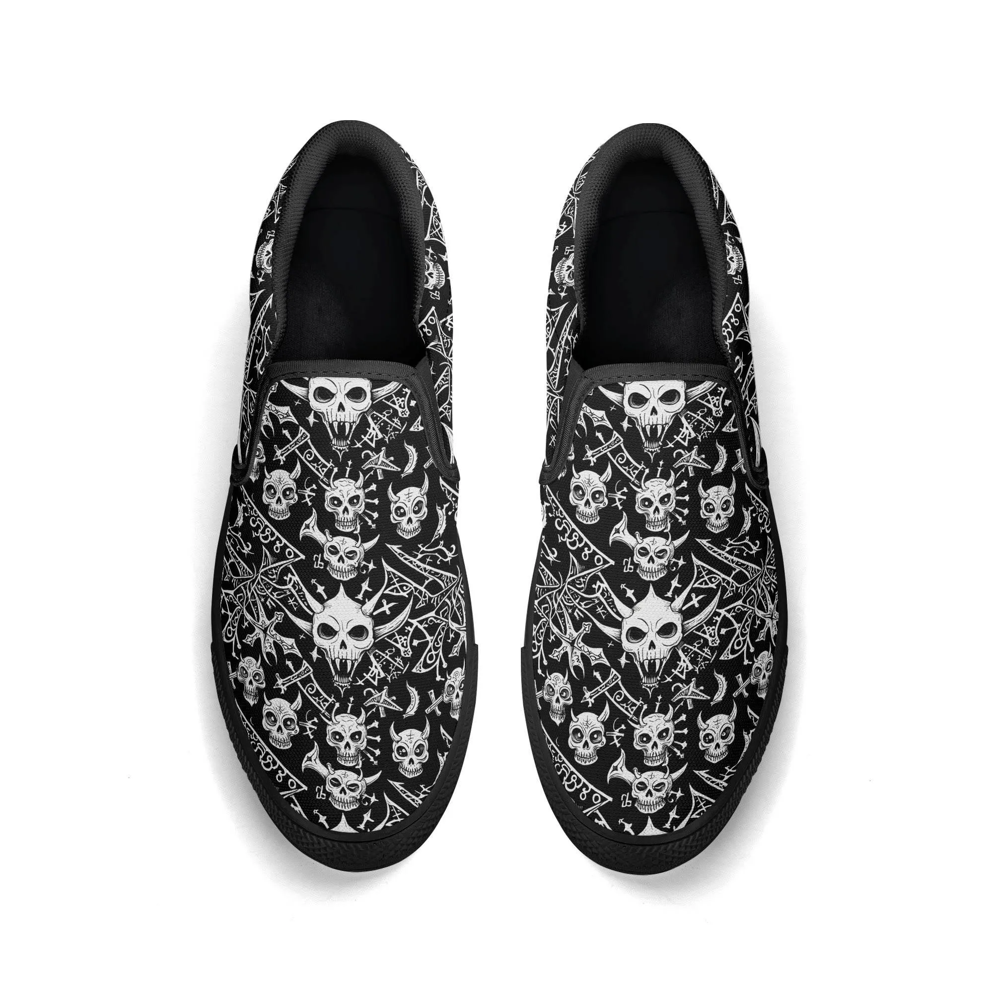 Mens Little Devils Rubber Slip On Shoes