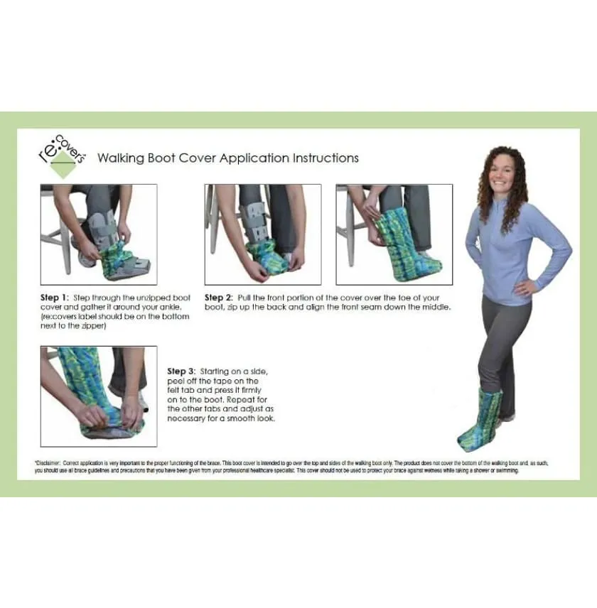My Recovers WALKING BOOT WEATHER COVER- High Boot, Waterproof Fabric