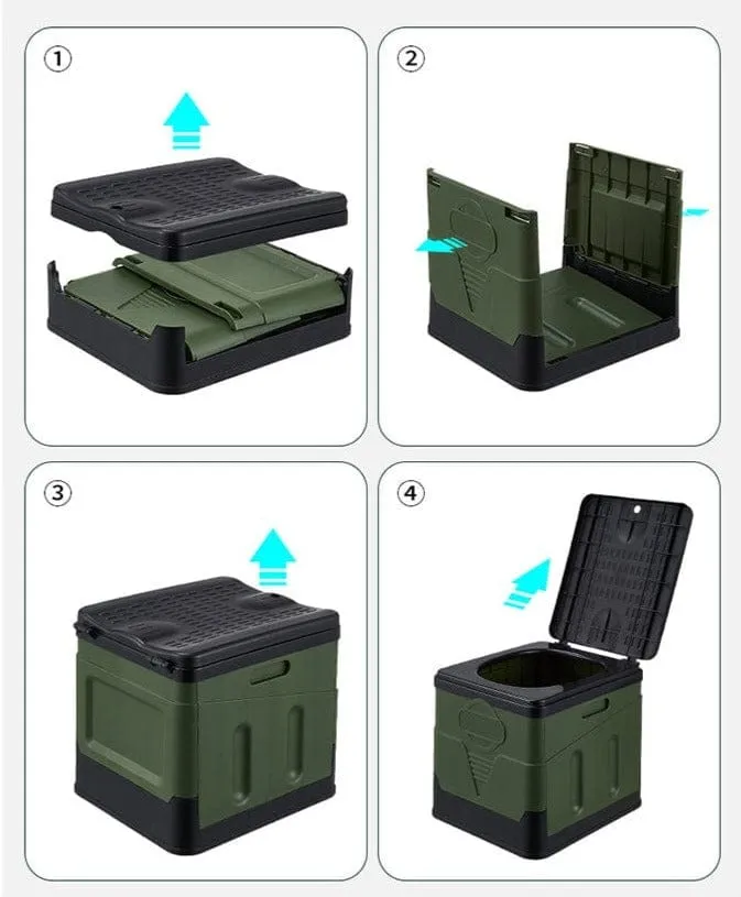 NatureLoo: The Wanderer's Foldable Portable Camping Toilet