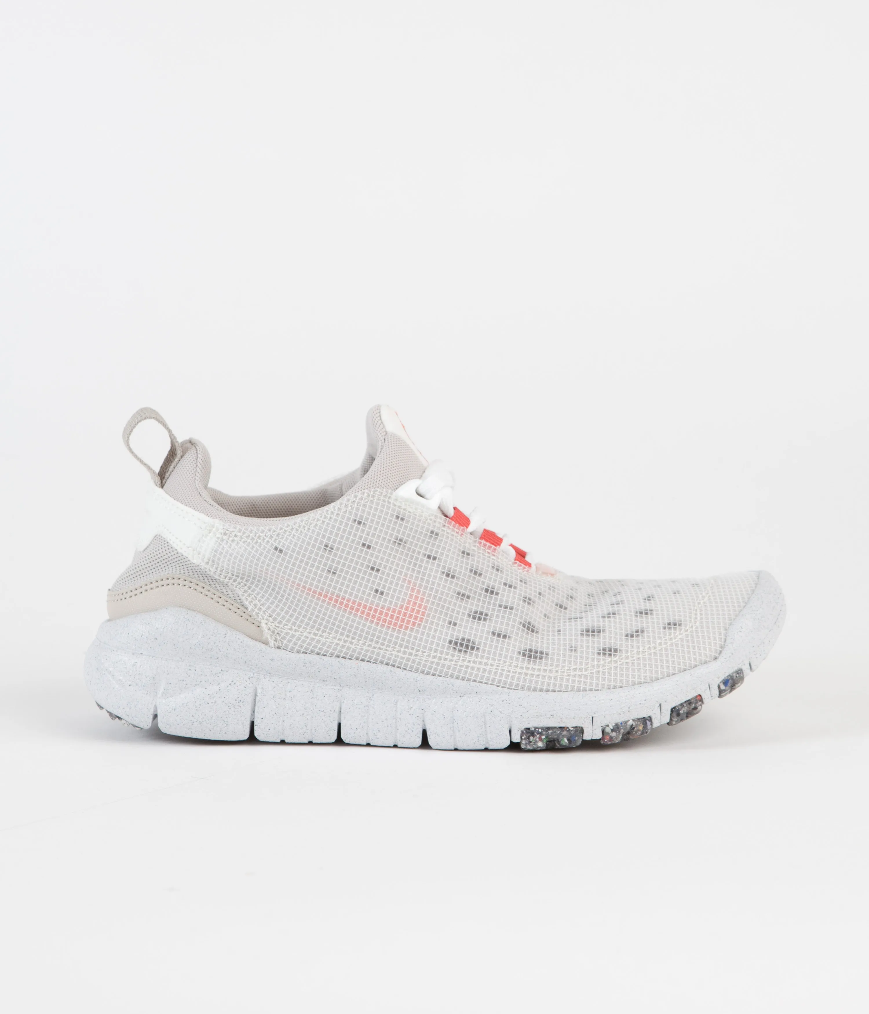 Nike Free Run Trail Crater Shoes - White / Orange - Cream II - Cave Stone
