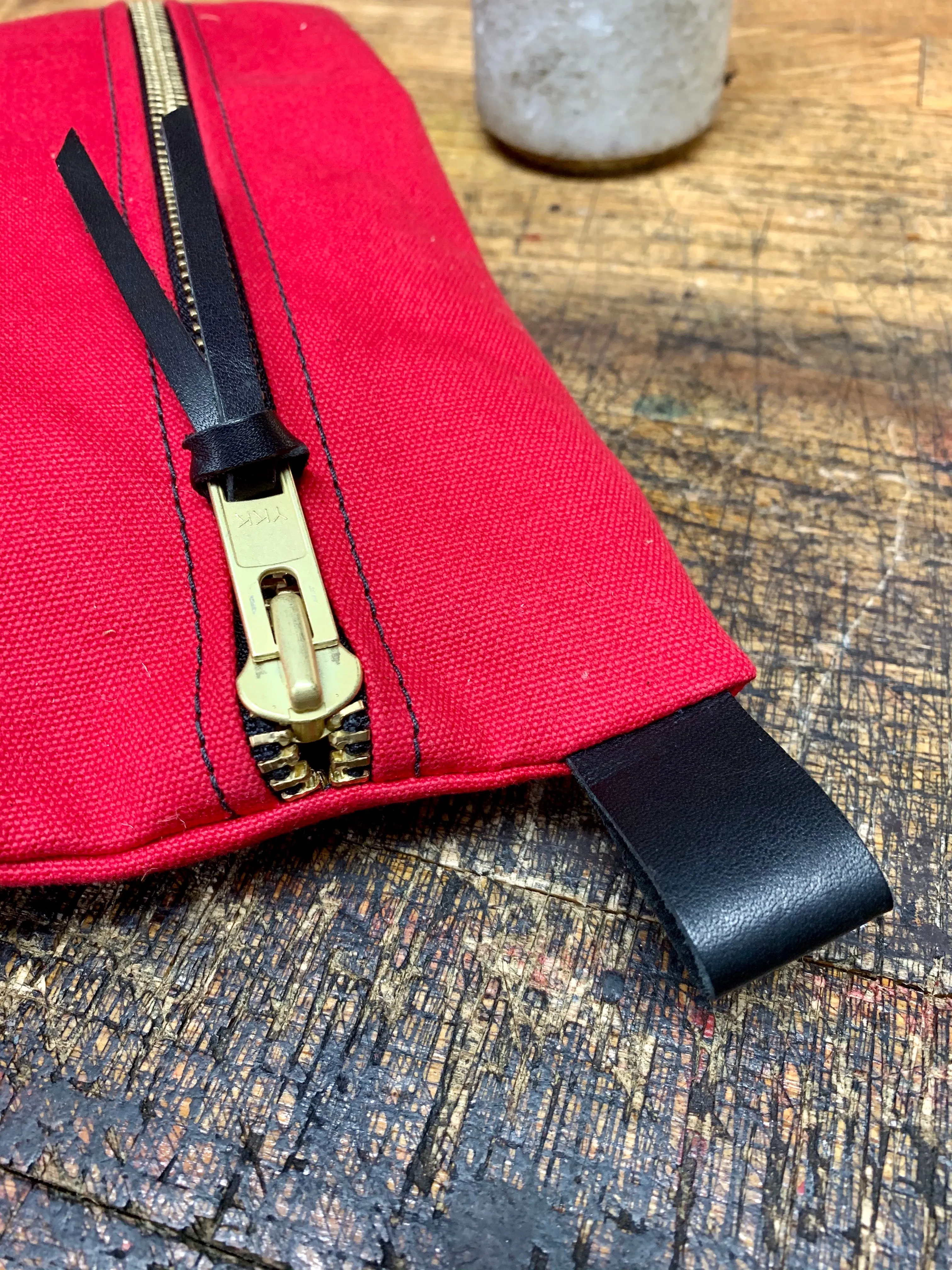 "The Cab Bag" Waxed Canvas Utility Bag
