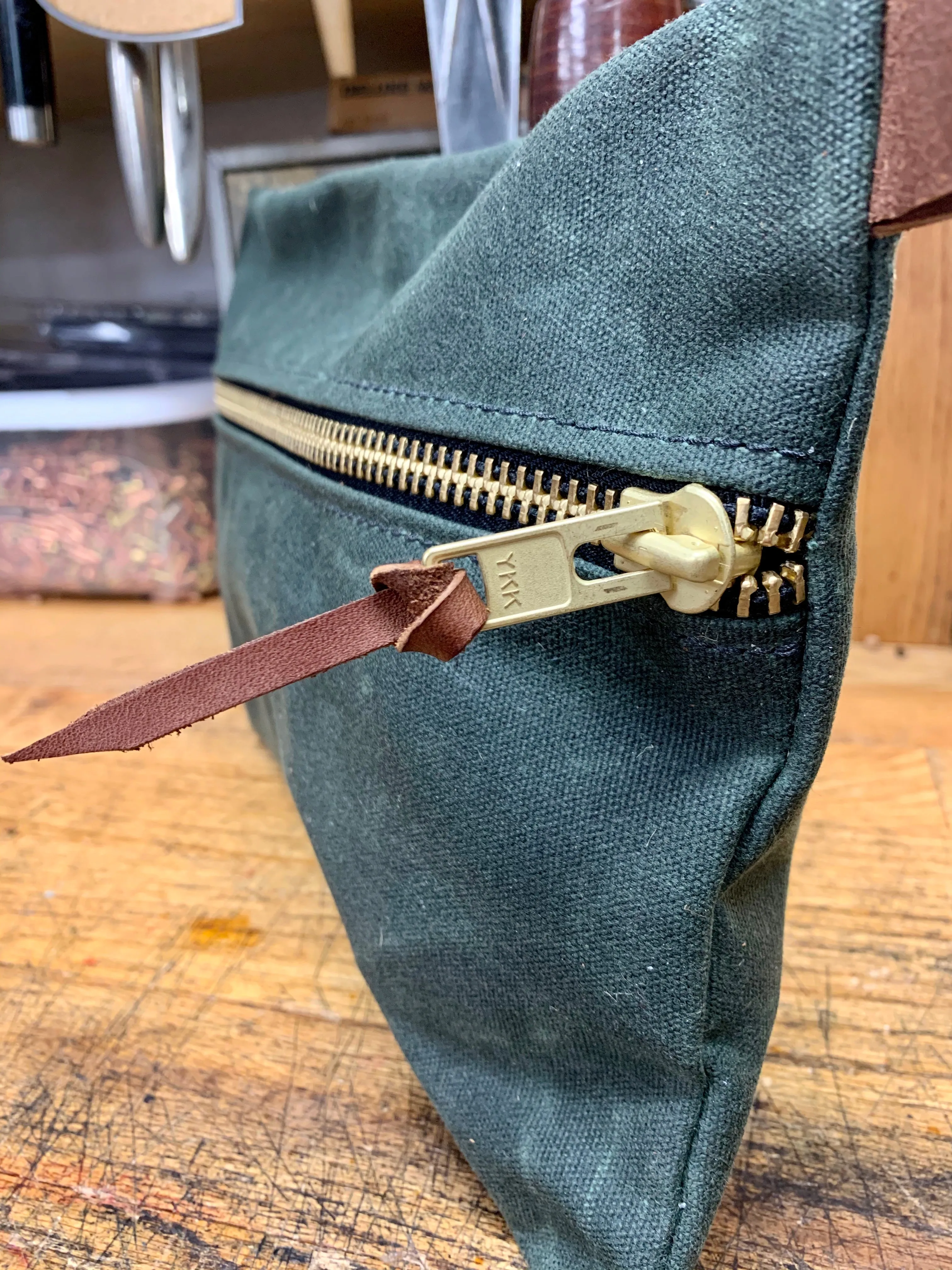 "The Cab Bag" Waxed Canvas Utility Bag