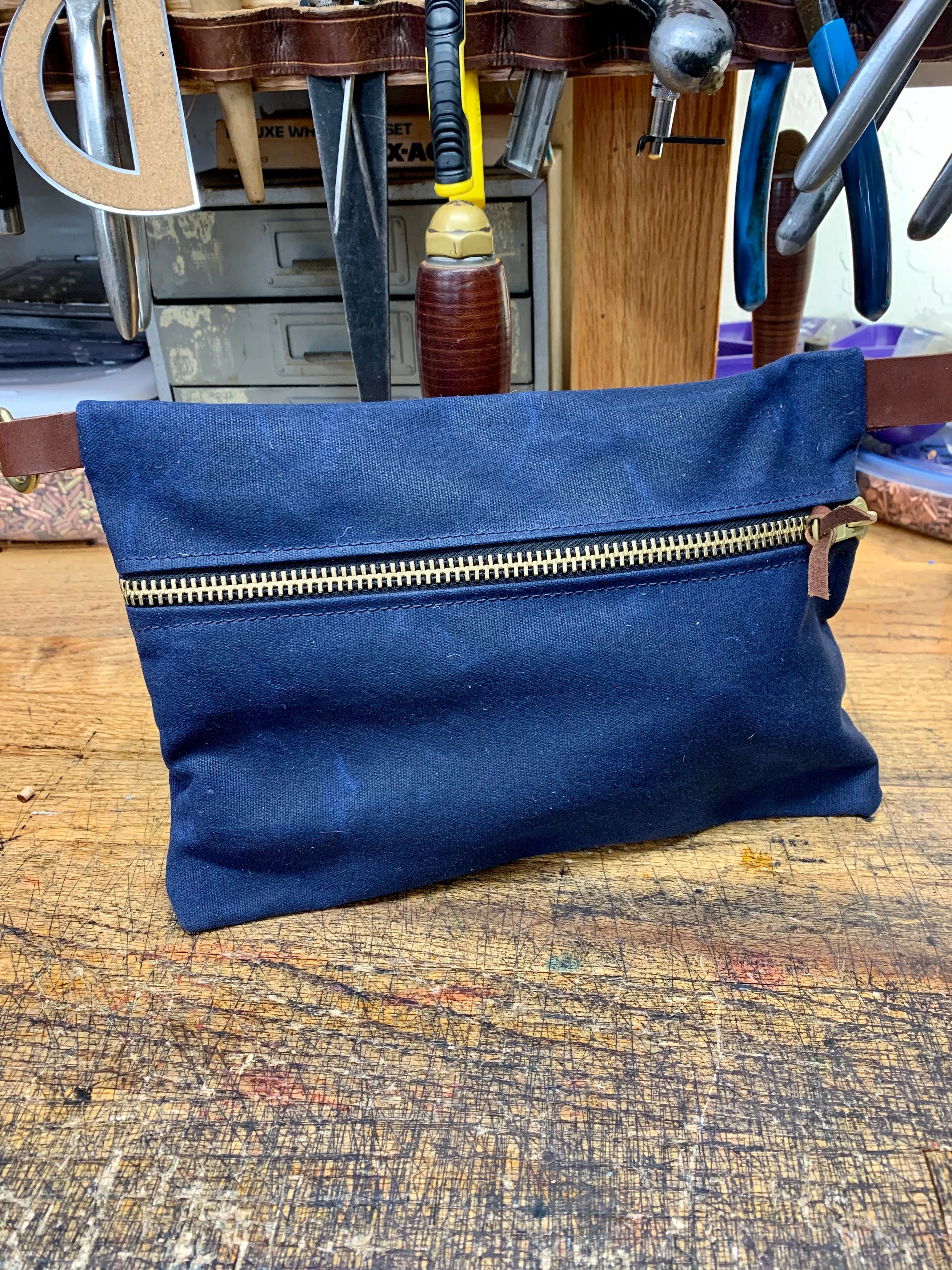 "The Cab Bag" Waxed Canvas Utility Bag