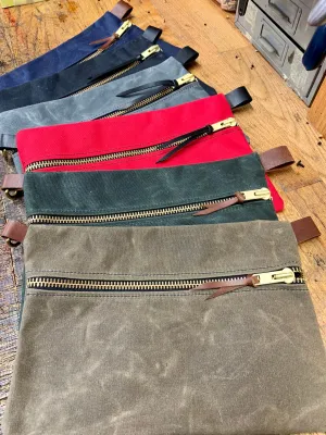 "The Cab Bag" Waxed Canvas Utility Bag