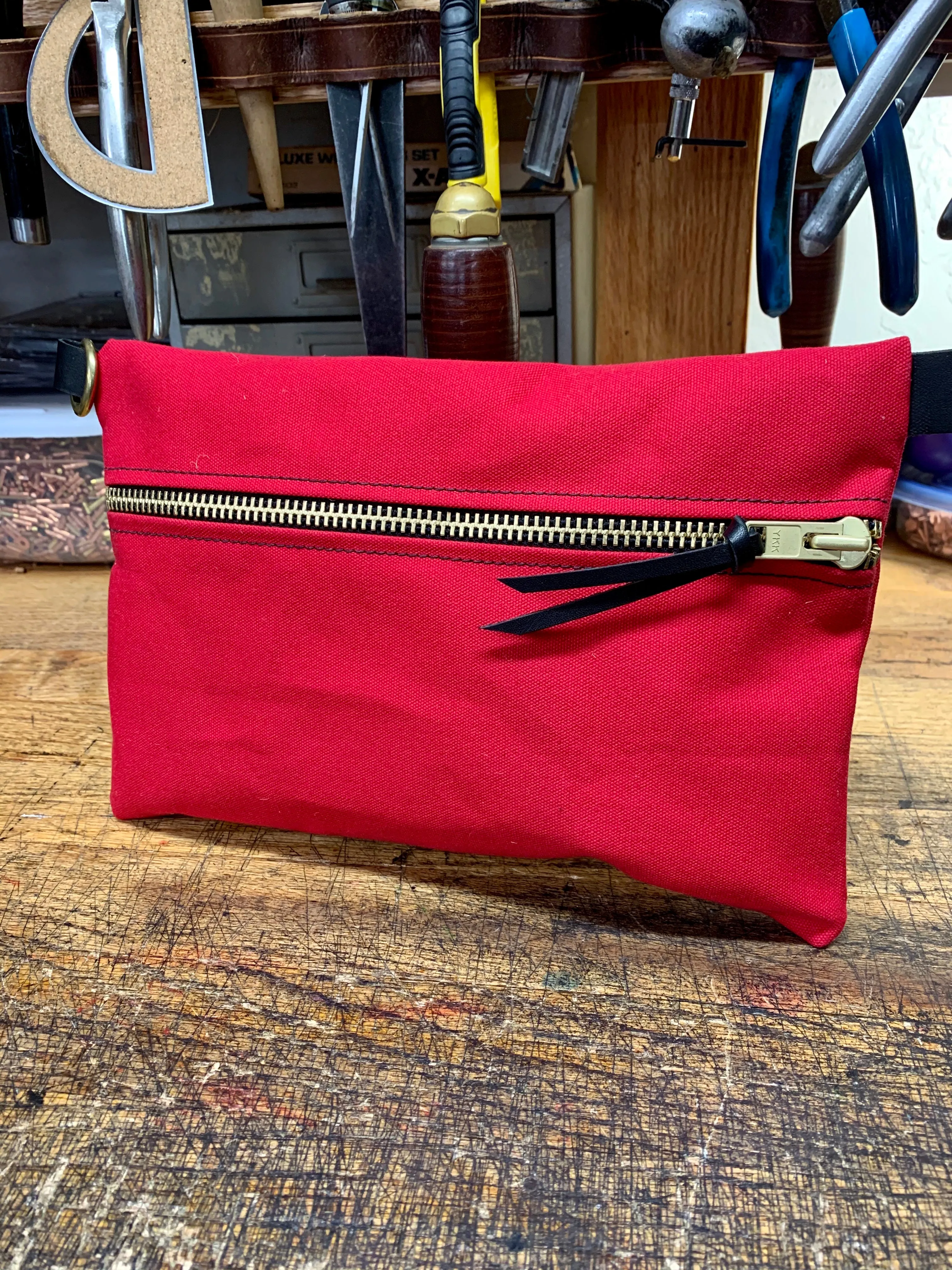 "The Cab Bag" Waxed Canvas Utility Bag