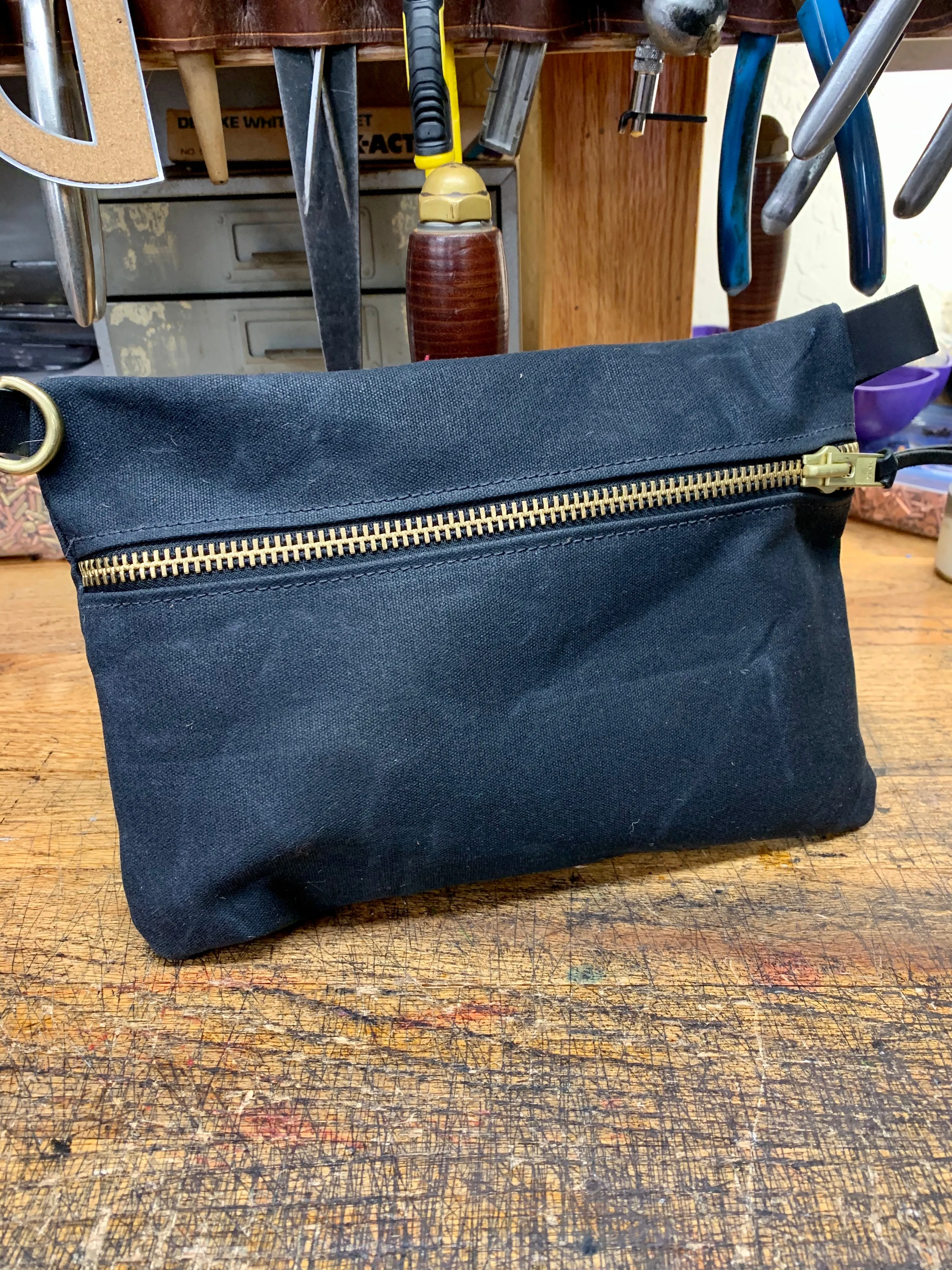 "The Cab Bag" Waxed Canvas Utility Bag