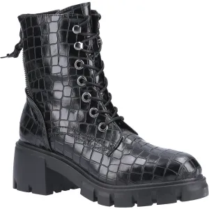 Sm Feyla Croco Laced Boot