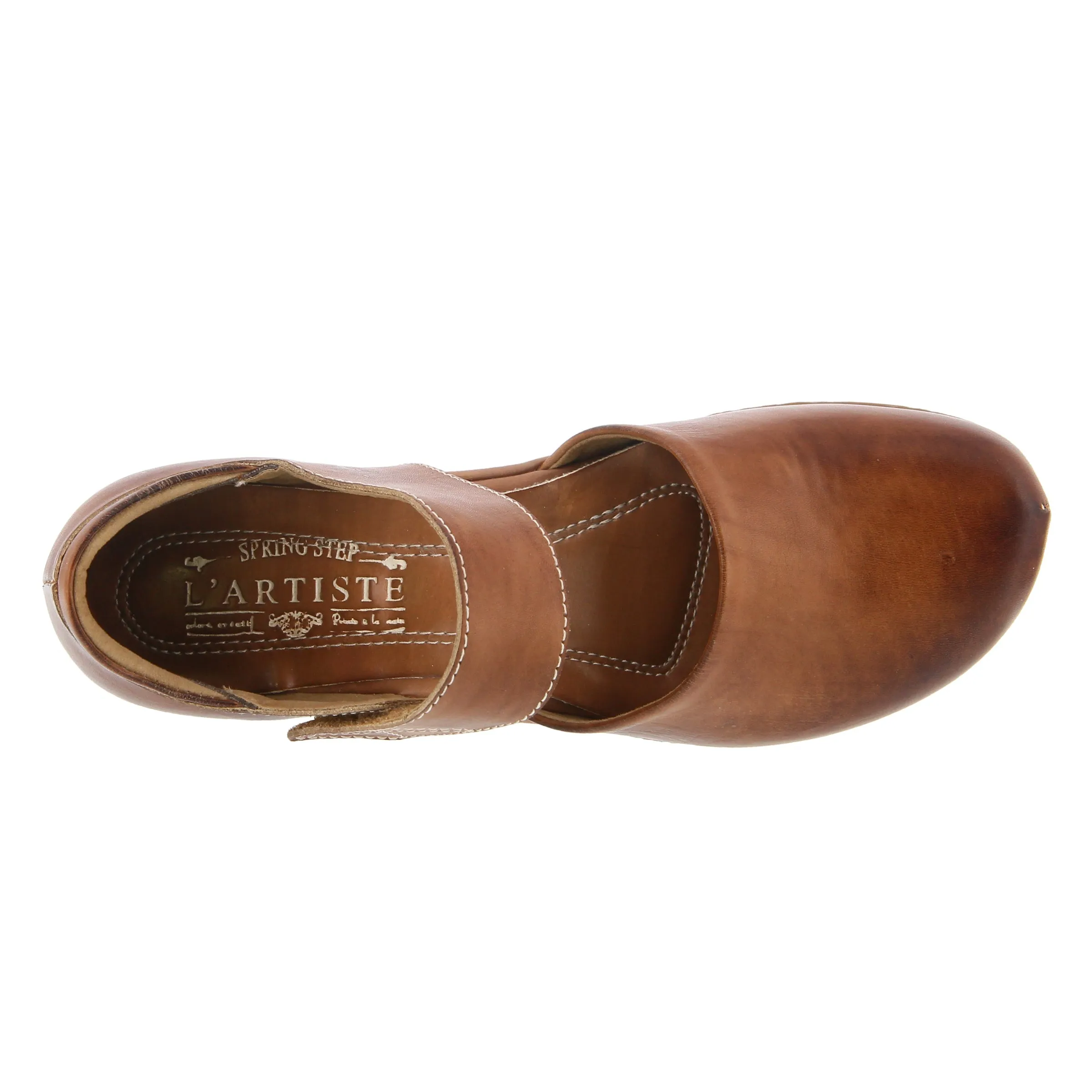 Spring Step Shoes  L'Artiste Gloss Women's Hand Painted Leather Mary Jane Shoes