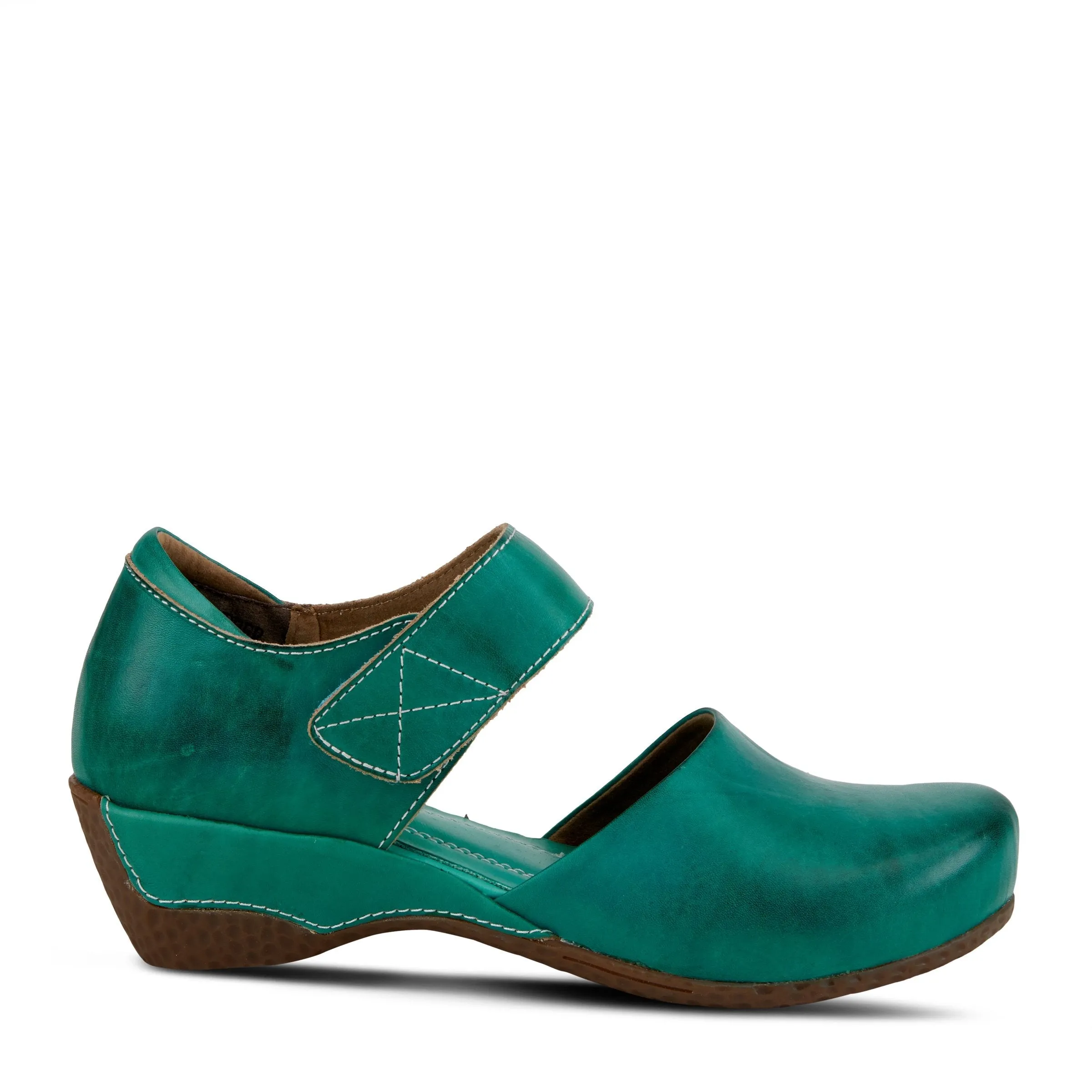 Spring Step Shoes  L'Artiste Gloss Women's Hand Painted Leather Mary Jane Shoes