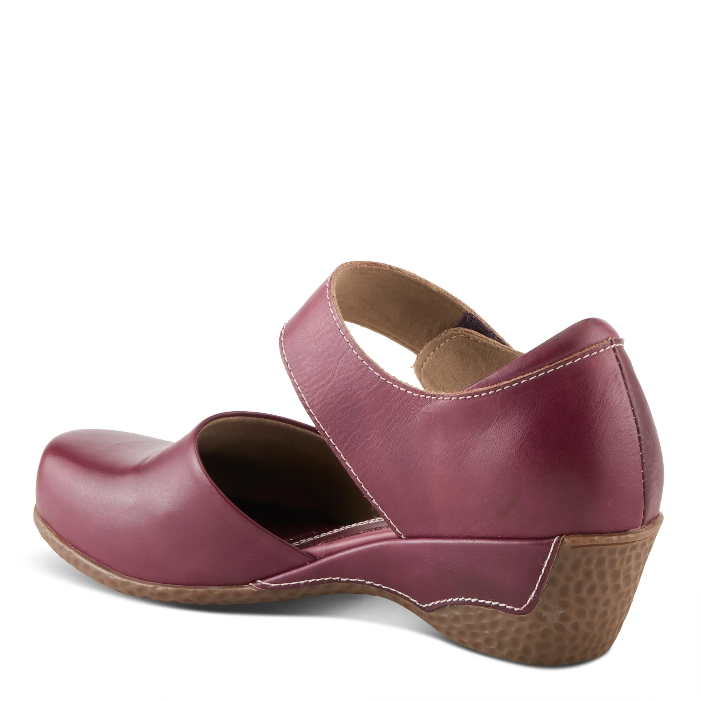 Spring Step Shoes  L'Artiste Gloss Women's Hand Painted Leather Mary Jane Shoes
