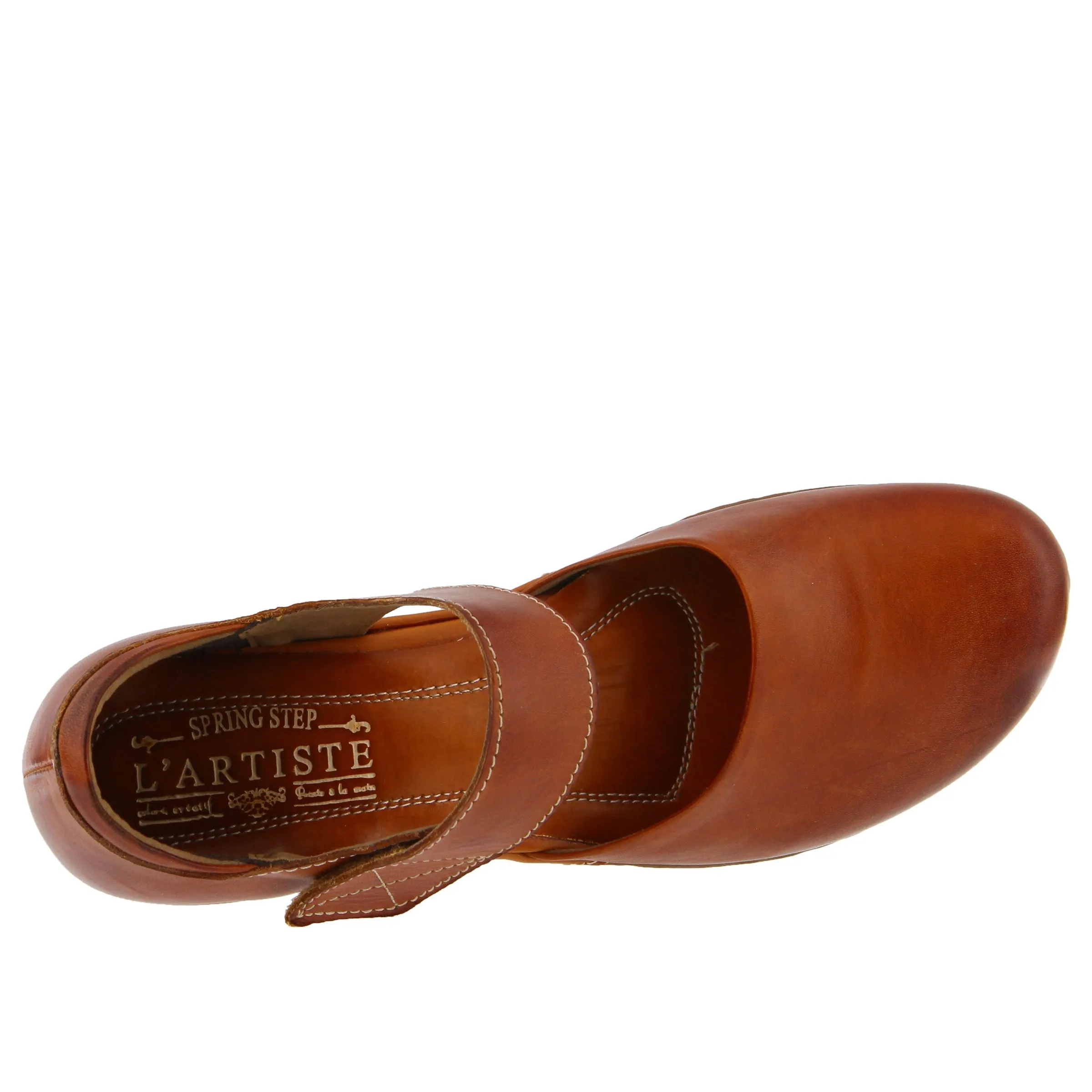 Spring Step Shoes  L'Artiste Gloss Women's Hand Painted Leather Mary Jane Shoes