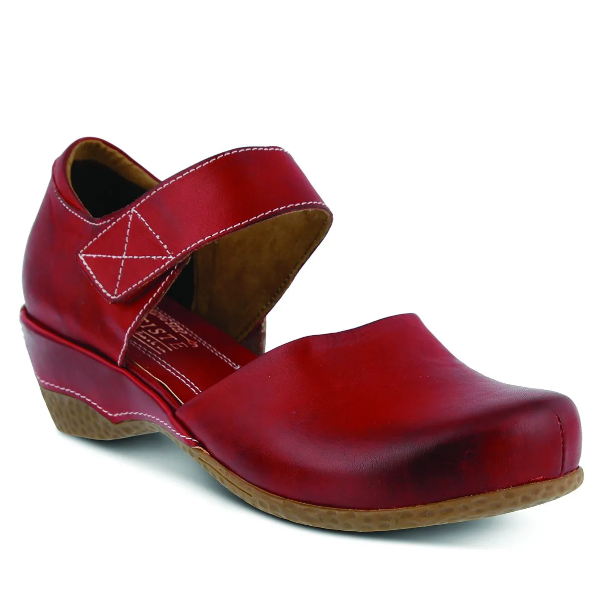 Spring Step Shoes  L'Artiste Gloss Women's Hand Painted Leather Mary Jane Shoes