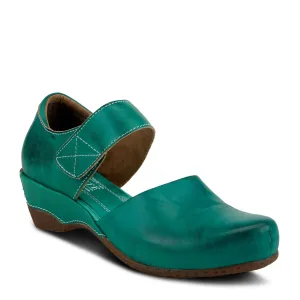 Spring Step Shoes  L'Artiste Gloss Women's Hand Painted Leather Mary Jane Shoes