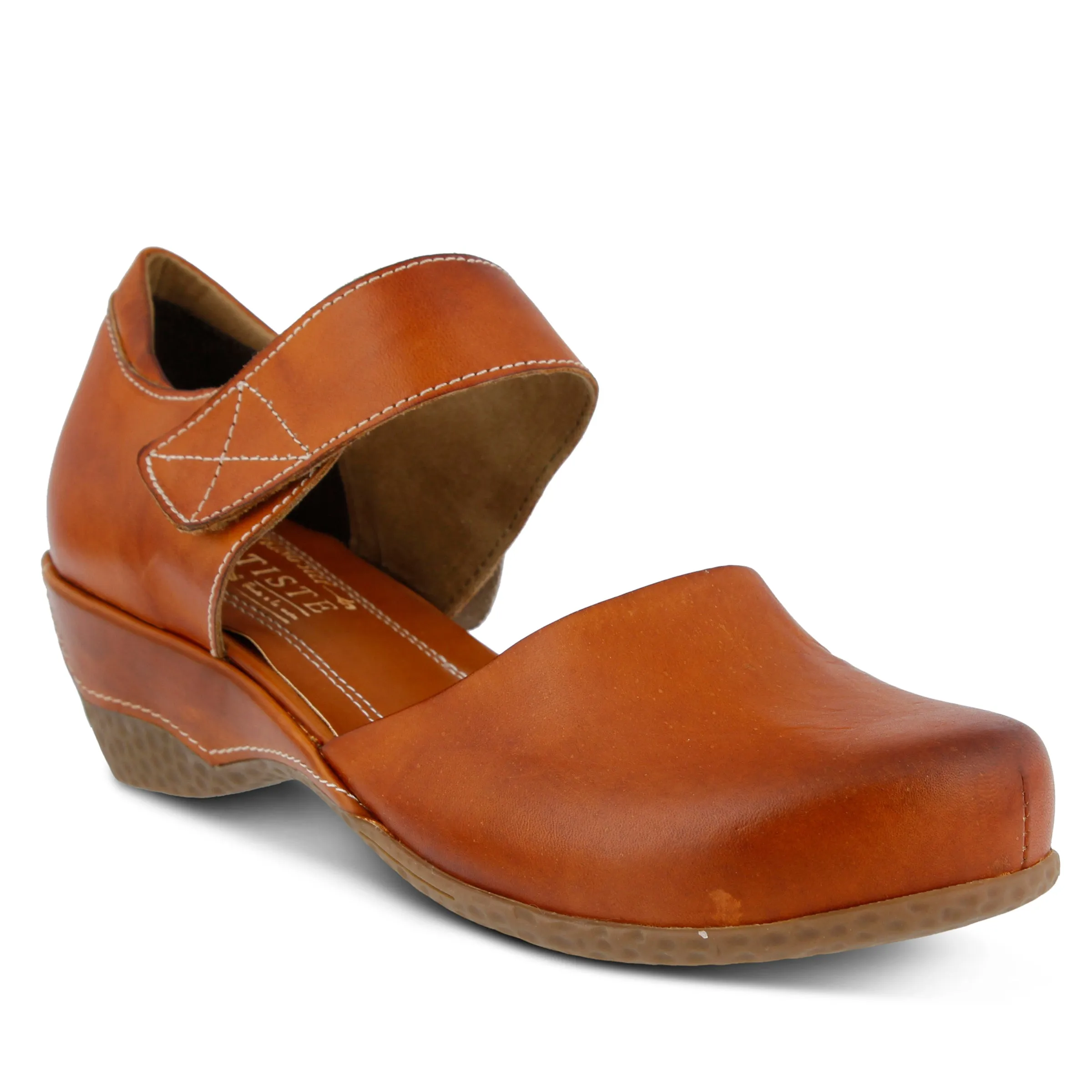 Spring Step Shoes  L'Artiste Gloss Women's Hand Painted Leather Mary Jane Shoes