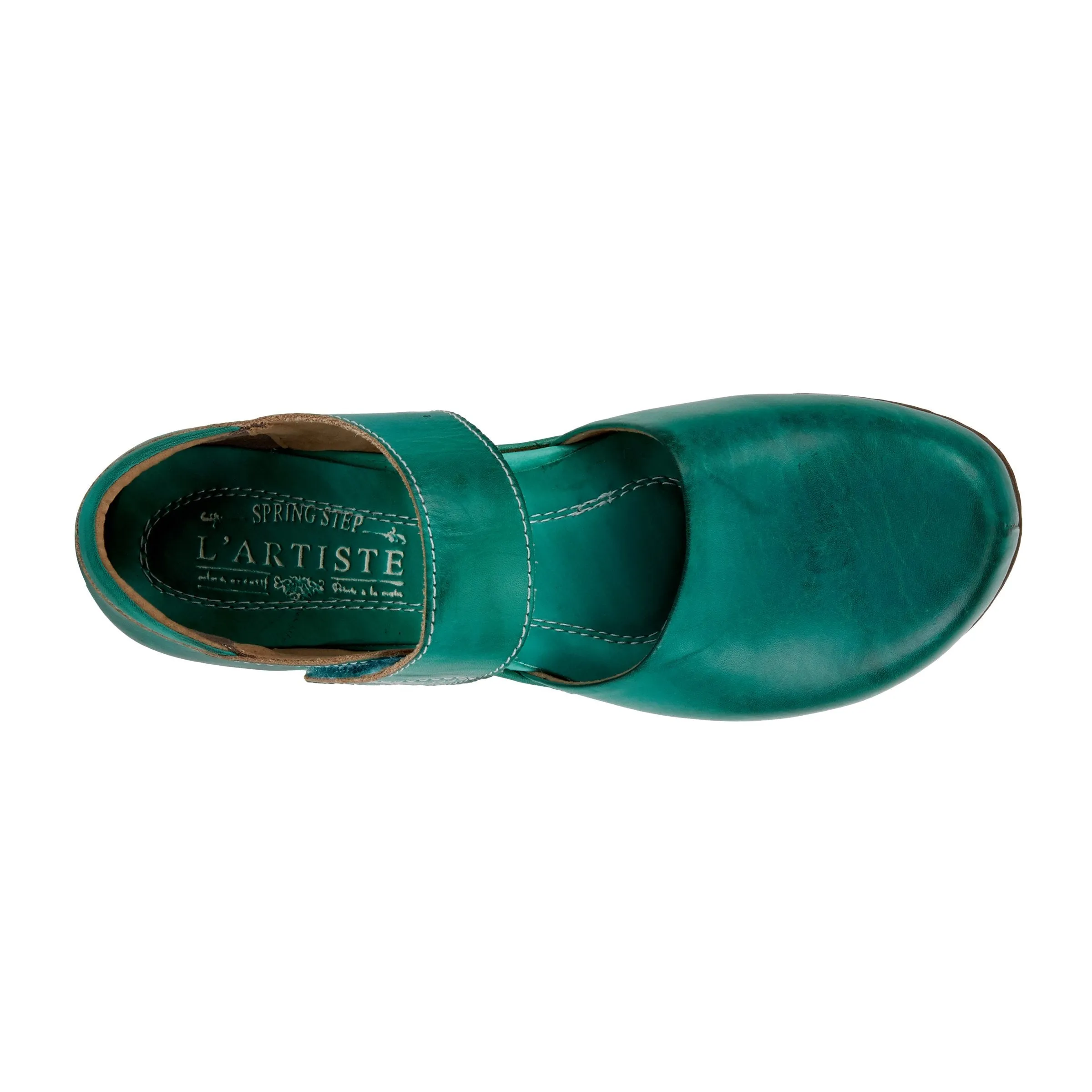 Spring Step Shoes  L'Artiste Gloss Women's Hand Painted Leather Mary Jane Shoes