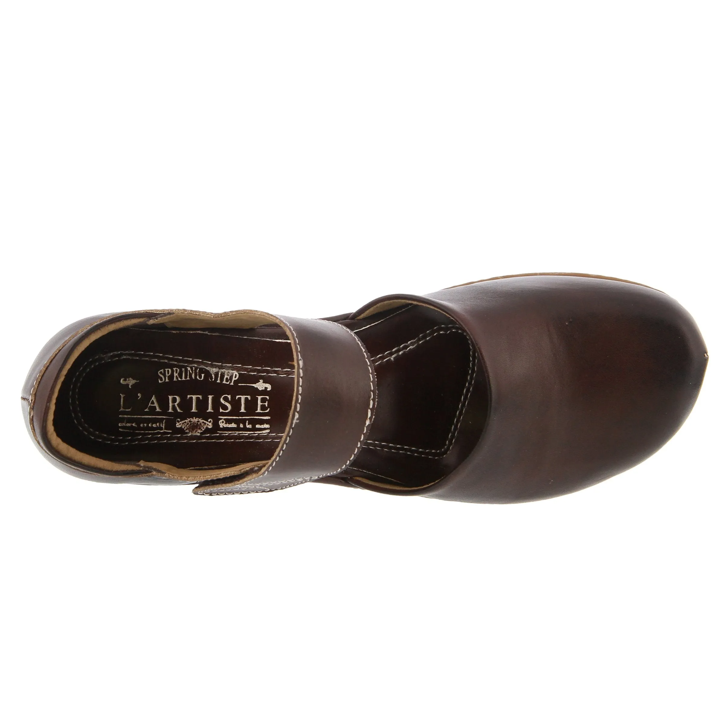 Spring Step Shoes  L'Artiste Gloss Women's Hand Painted Leather Mary Jane Shoes