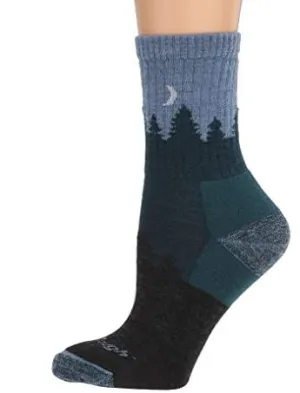 Women's Treeline Micro Crew Midweight Hiking Sock